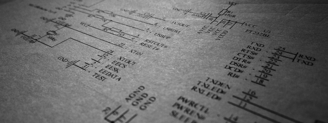 Hand-checked schematic printout
